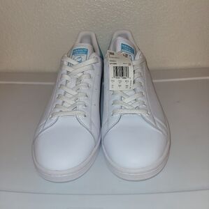 [UNWORN] ADIDAS MEN'S ORIGINAL STAN SMITH, SKY BLUE/WHITE SNEAKER,SIZE 12